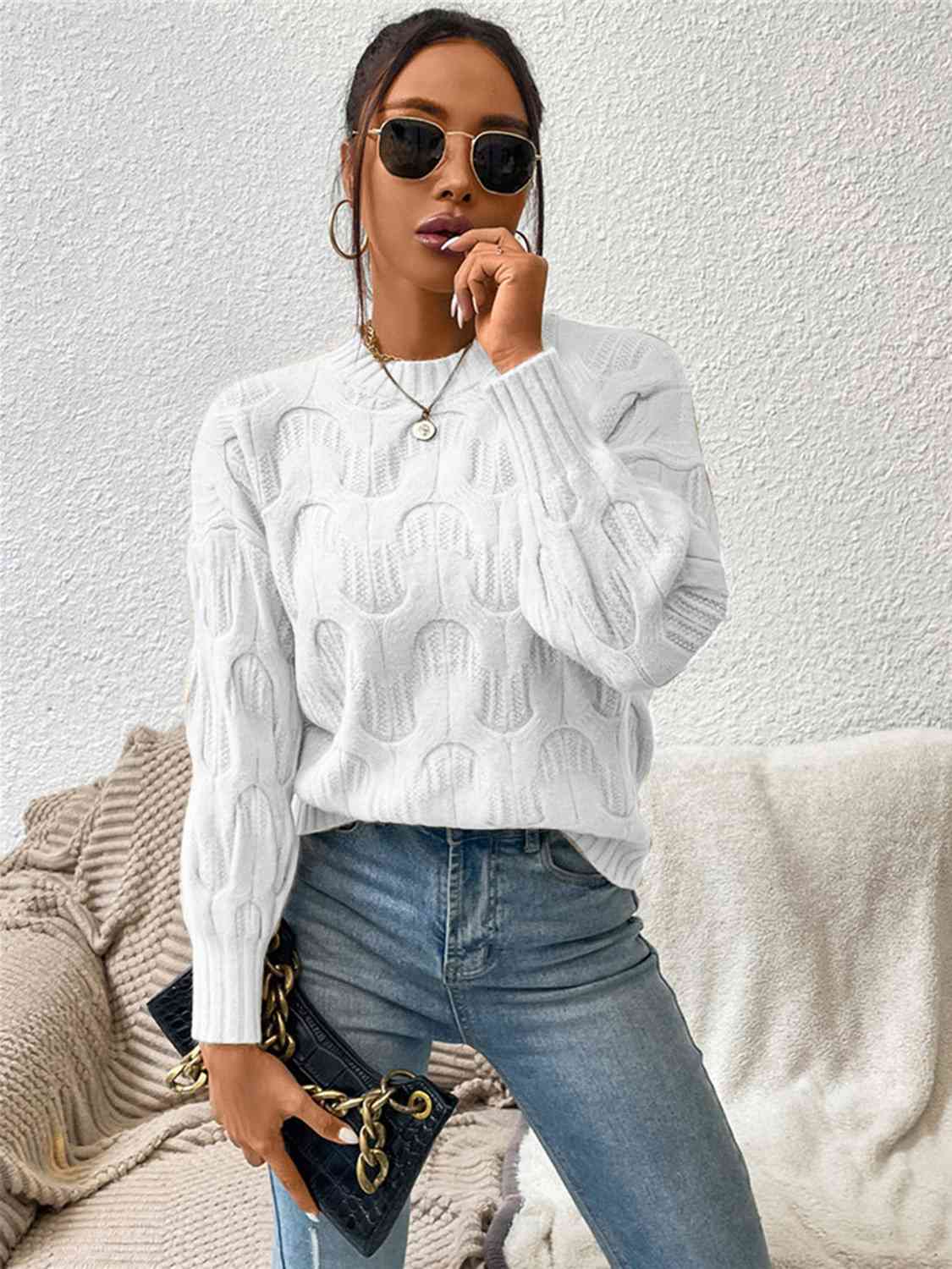 Drip Long Sleeve Sweater