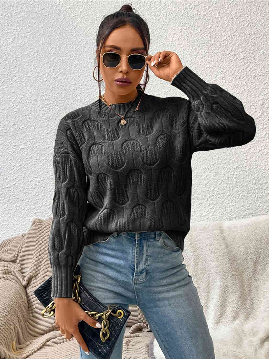 Drip Long Sleeve Sweater