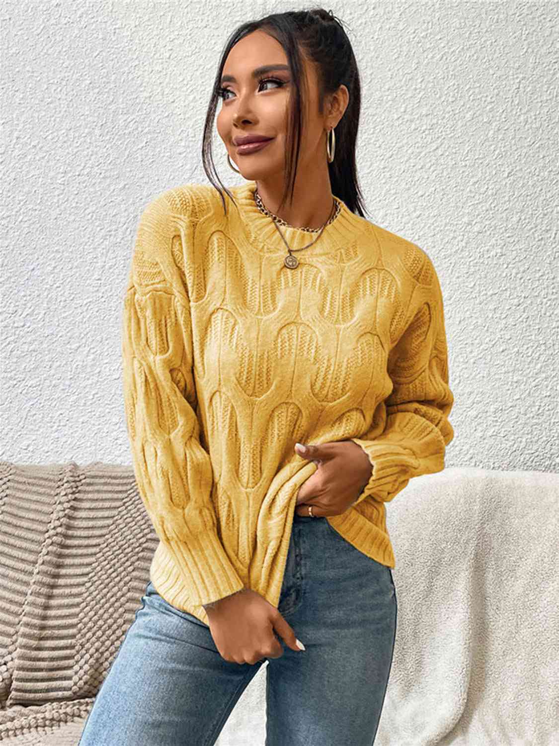 Drip Long Sleeve Sweater