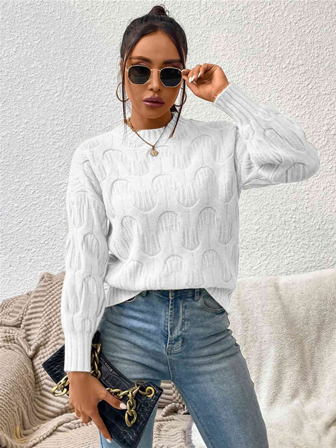 Drip Long Sleeve Sweater