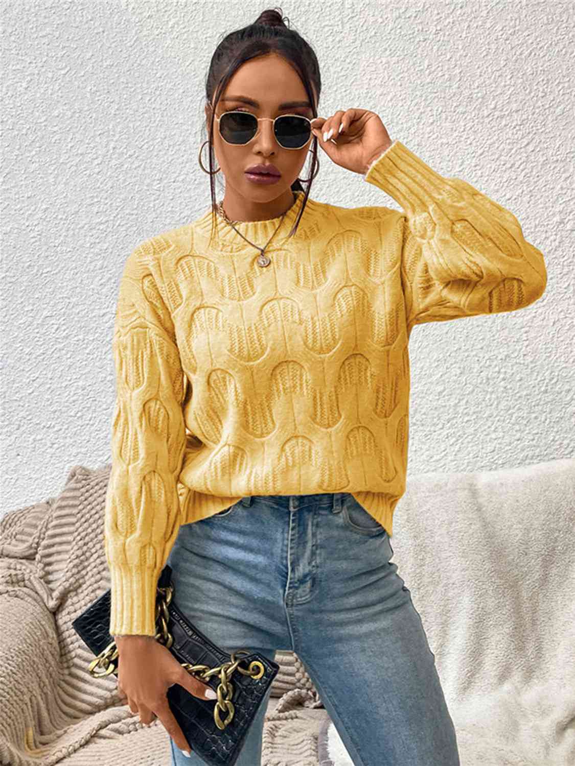 Drip Long Sleeve Sweater