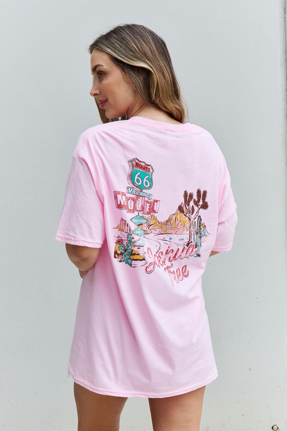 Wish You Were Here" Oversized Graphic T-Shirt