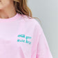 Wish You Were Here" Oversized Graphic T-Shirt